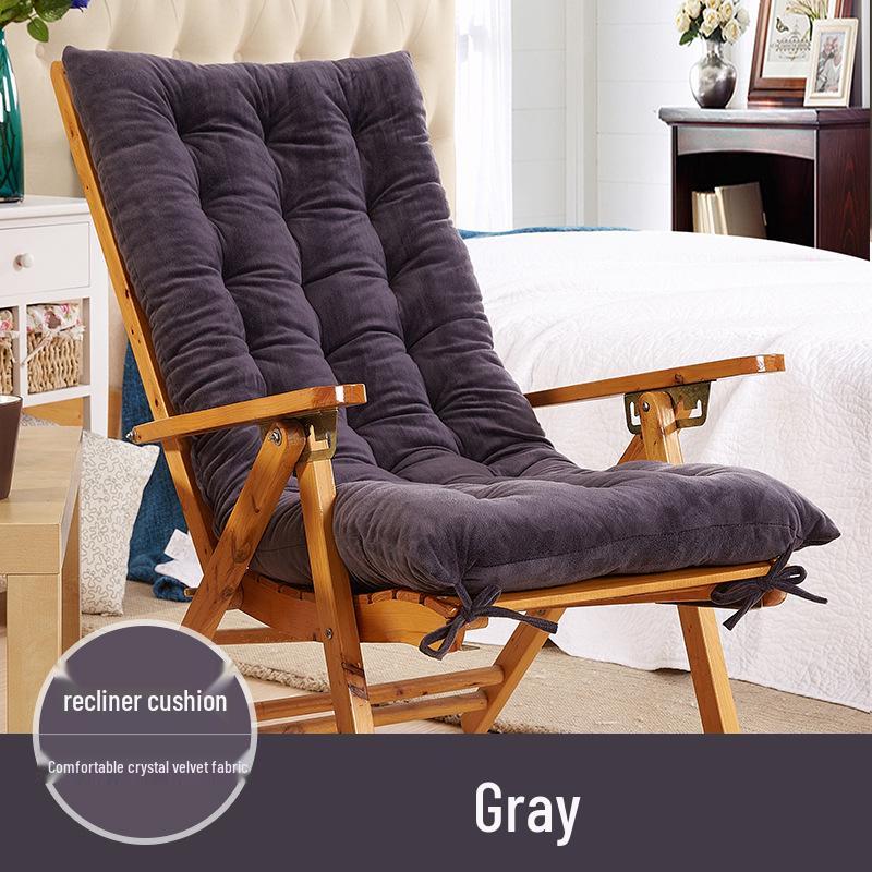 

Двусторонние подушки для кресла-реклайнера и кресла: Толстые подушки для ленивого кресла, пляжного кресла и складного кресла Large Cushion 48x150cm серый ясень