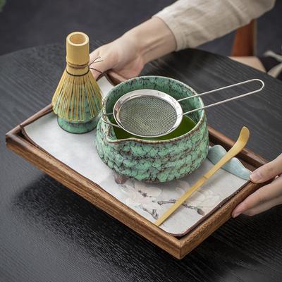 7pcs Ceramic Tea Whisk Set Blender Matcha Brush Gradient Matcha Bowl Tea Set Holder Tea Bowls TeaS Cups Gifts