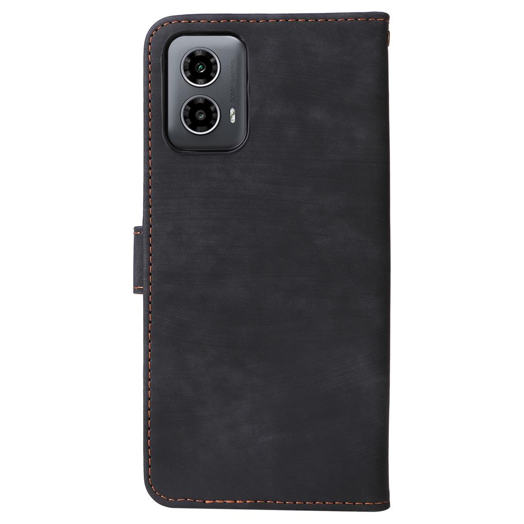 For Motorola Moto G45 5G/G34 5G Magnetic Phone Case RFID Blocking Leather Cover