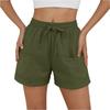 Women's Casual Loose Drawstring Beach Shorts With Pockets