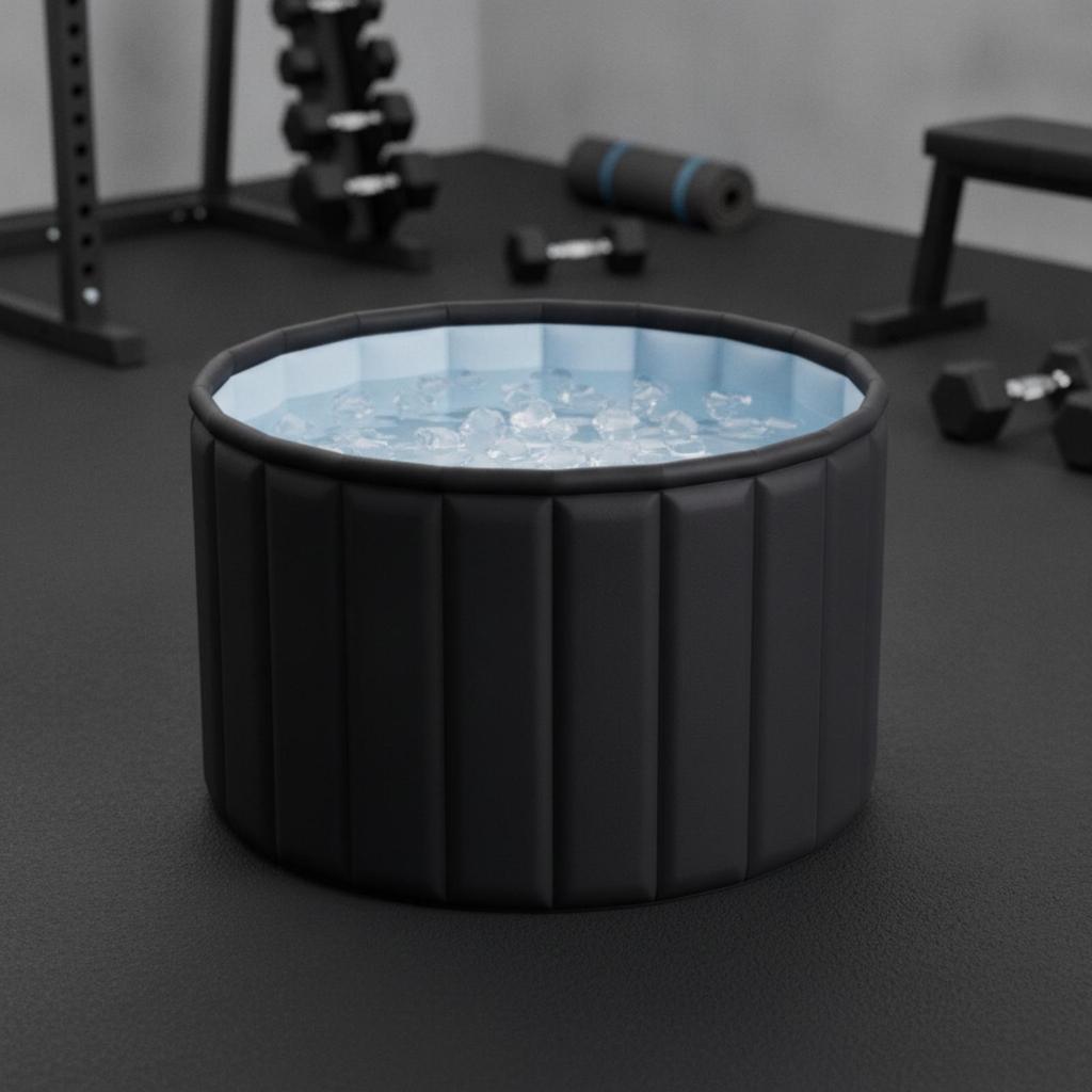 Cold Plunge Tub with Padded Rim Portable Bath Open-Top for Adults