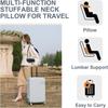 Extra Luggage Neck Pillow Storage Bag Adjustable Neck Size U-Shapes Pillow  Office