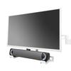 Monitor Arm Compatible Soundbar VESA Stand, Compatible, White, NB-SNDB-VESA-WH