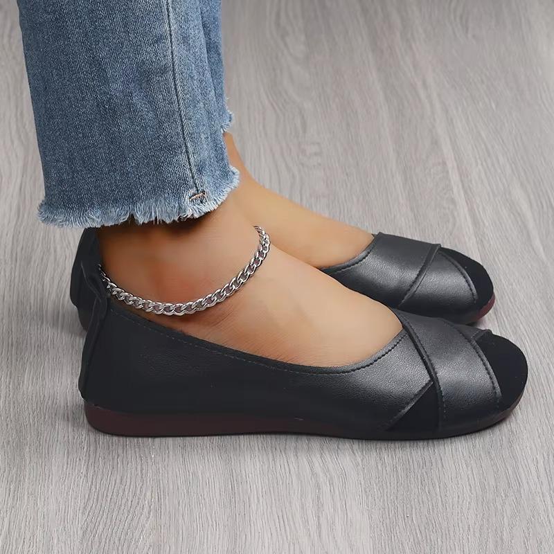 Fashion Women Trend Anti-slip Shallow Flats Shoes Casual Women Slip-on Comfortable Lightweight Spring Elegant Loafers Zapatos De Mujer