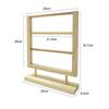 Solid Wood Multi-layer Jewelry Display Stand Earring Rack Earring Piece Matching Display Stand Simple Jewelry Storage Prop