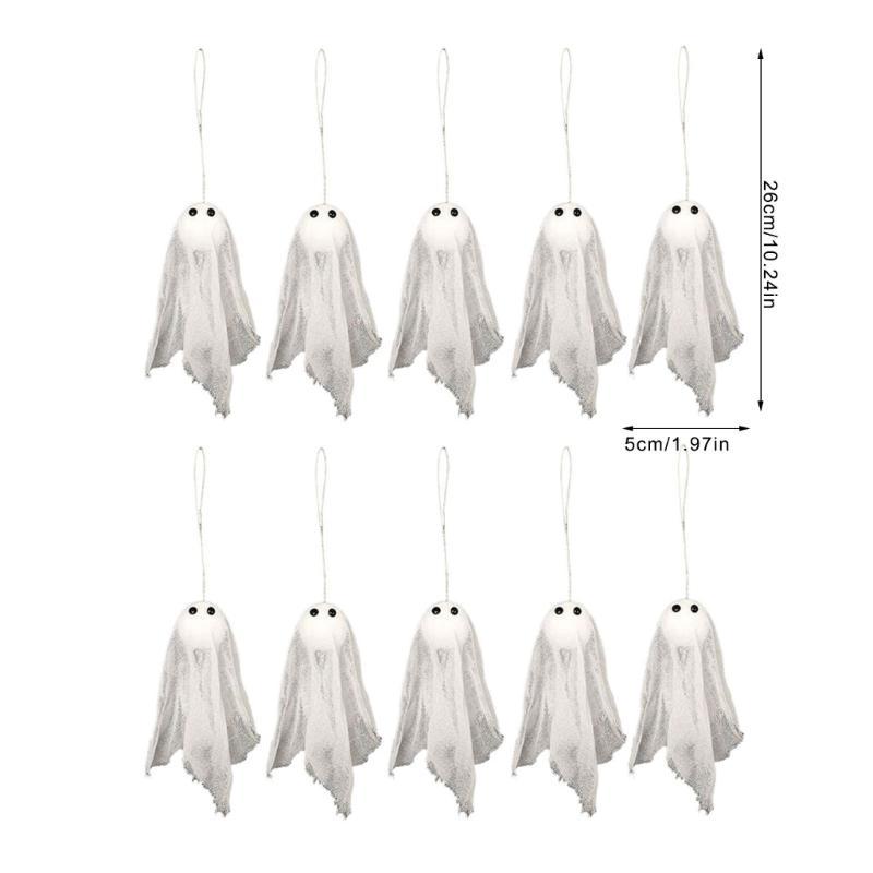 Halloween Dekorationen Außen/Innen Hängende Gespenstische Dekorationen Weiß Fliegendes Gespenstisches für Halloween Party Dekorationen