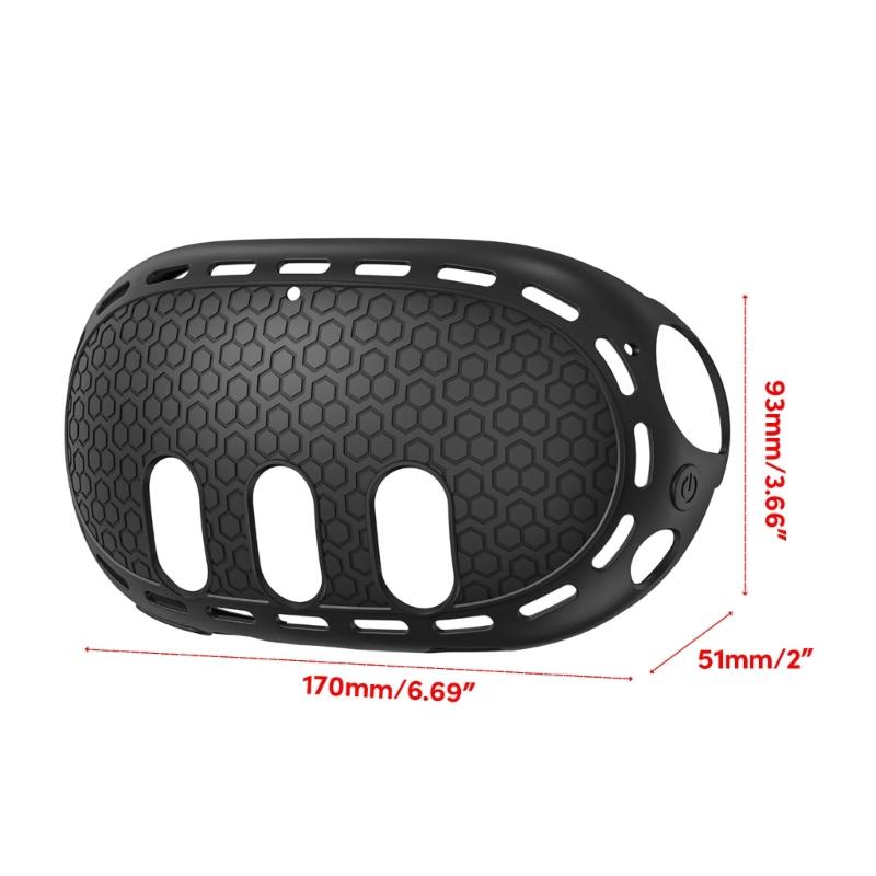 Capa protetora para fone de ouvido Quest3 VR capa de silicone evita arranhões e batidas