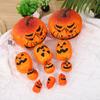Cartoon Artificial Pumpkins Ornament DIY Handmade Craft Fake Pumpkins Model  Thanksgiving