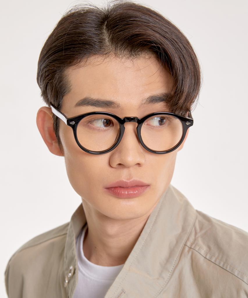 Eseubika Clay-C01 Blue Light Horn-Rimmed Glasses