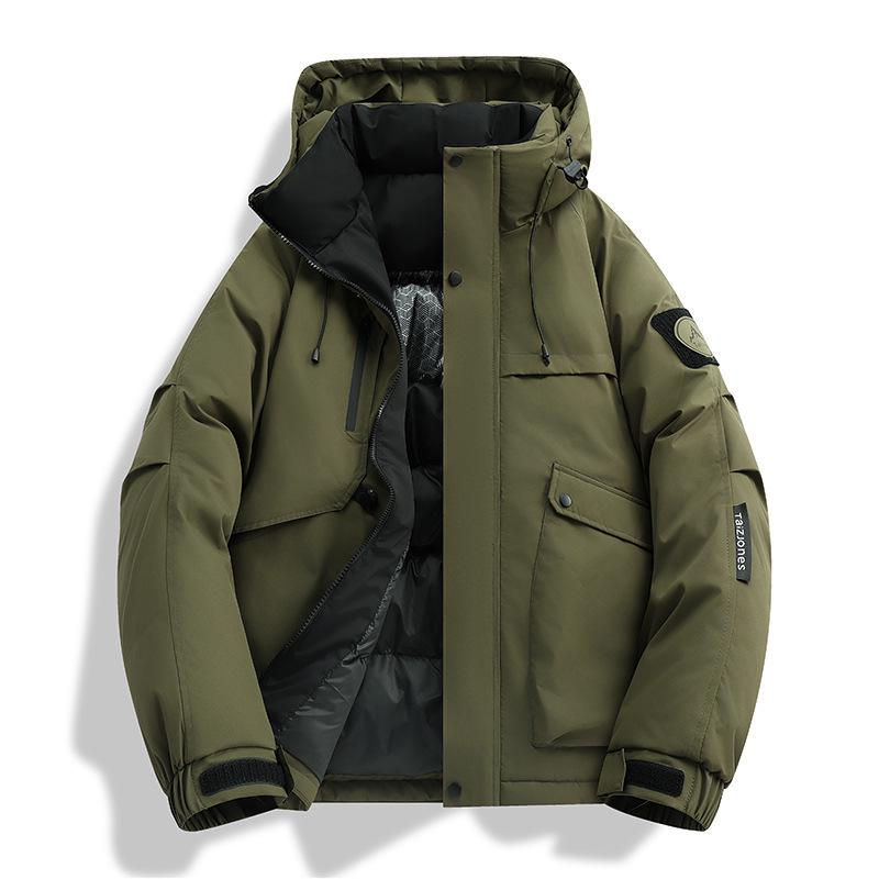 Winter Hooded Couple's Outdoor Windbreaker: Youth Casual Water & Windproof Mountaineering Jacket