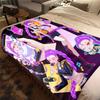KPop Demon Hunters Rumi Print Flannel Blanket, Warm Comfortable for Bedrooms, Sofas, Beds -HYQ21