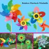 Garden Layout Pinwheels Toys Colorful Sunflower Windmills Plastic Wind Spinners DIY Wind Spinners