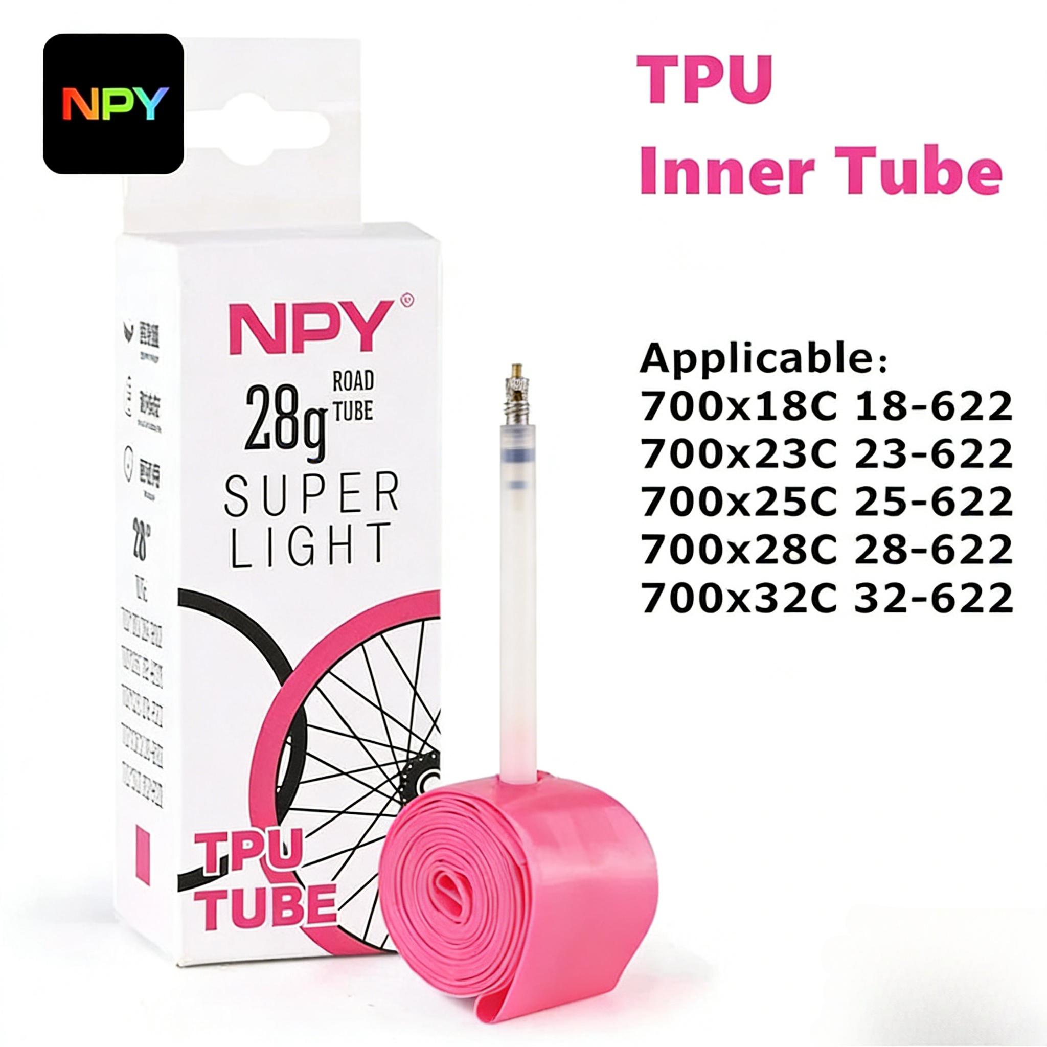 

1Pcs Ultralight 28g Bike TPU Inner Tube 700X18 25 28 32 Road Bicycle TPU Material Tire 65mm Length French Valve 700c&85mm