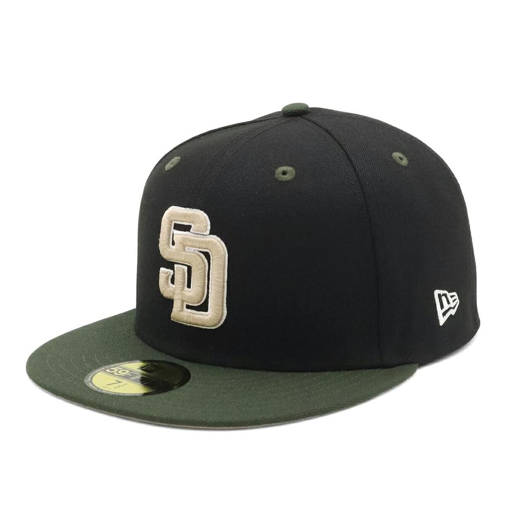 NEW ERA Cap 59FIFTY San Diego Padres 2Tone Under Visor 71006987 NER36C2563 black Olive