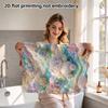 Underwater Fantasy Fluffy Sea Creatures Soft Towel, Cute Marine Animal Absorbent Hand Towel