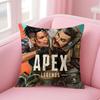 Game AApex Legend Cushion Cover Natural Linen Pillow Case DoubleSided Print Decorative Sofa Pillowcase Home Decor Gift
