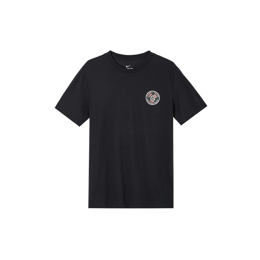 Nike T Shirts Men's Black Crew Neck Moderate Straight Fit FJ2317-010