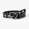 Love Corn Buckle Decorative Belt Women's Decorative Waist Versatile Women's Fashion Peach Heart Buckle Hollow Simple Trend