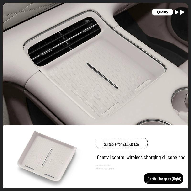 Zhiji LS9 Wireless Charging Pad - Anti-Slip, Dustproof Silicone Mat for 26 Models