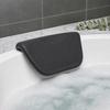 Suction Cups Bath Pillow Black Spa Pillow Durable Bath Tub Pillow  Relaxing Soak