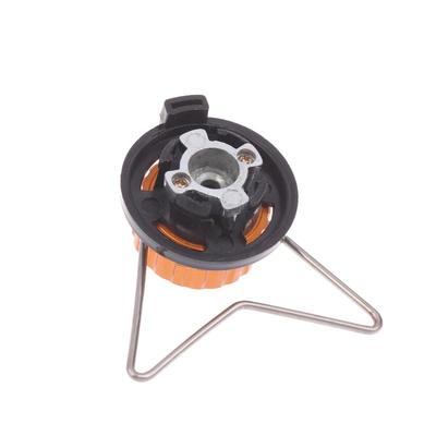 1 Stück DIY Zubehör Outdoor Multifunktional Camping Butangasflaschenadapter mit Halterung für bequeme horizontale Nutzung