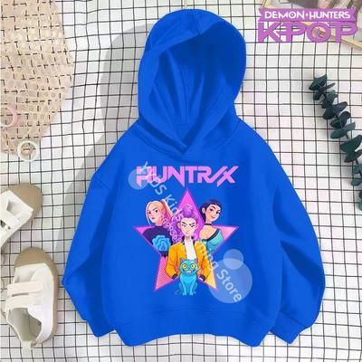 Y2K KPop Demon Hunters Hoodies Teenage Girls Boys Rumi KPop Demon Hunters Hoody Autumn Casual Long Sleeve Children's Clothing