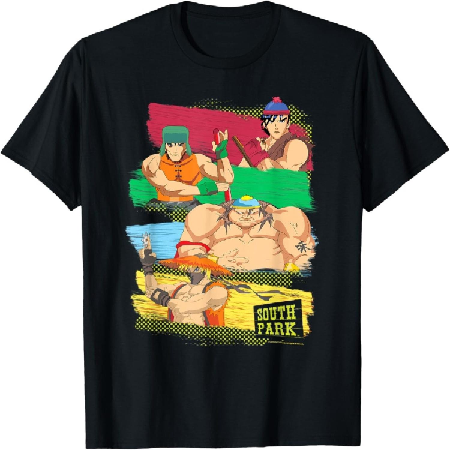 Южный Парк Южный Парк Аниме Футболка XXXXXL разноцветный