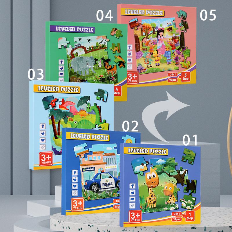 Portable Magnetic Puzzle Book for Early Childhood Education