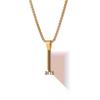 Trendy Titanium Steel Necklace: Unisex Stainless Steel Hollow Star Pendant, Long Chain