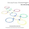 Zhizhou Colorful Hopscotch Grid Rings