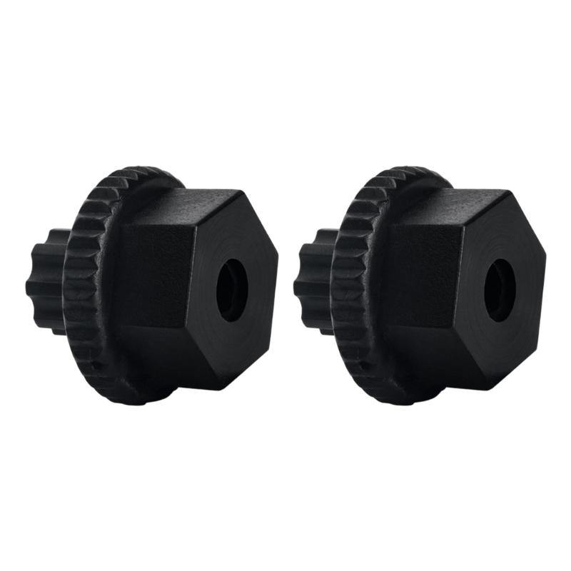 2Pcs Universal Metal Bicycles Crank Cap Removal Tool Light Weight Bike Crank Wheel Extractor for Mountain Road Cycling