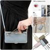 Crossbody Leather Phone Case for iPhone 17 Pro Max Air 16 16E 15 Plus 14 13 12 Zipper Card Slot Wallet Holder Shell with Lanyard