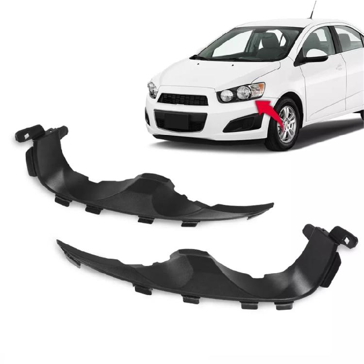 Left and Right Headlamp Housing Bracket Bumper Retainer Suitable for 95976851 GM2508111 95976852 GM2509111 Professional