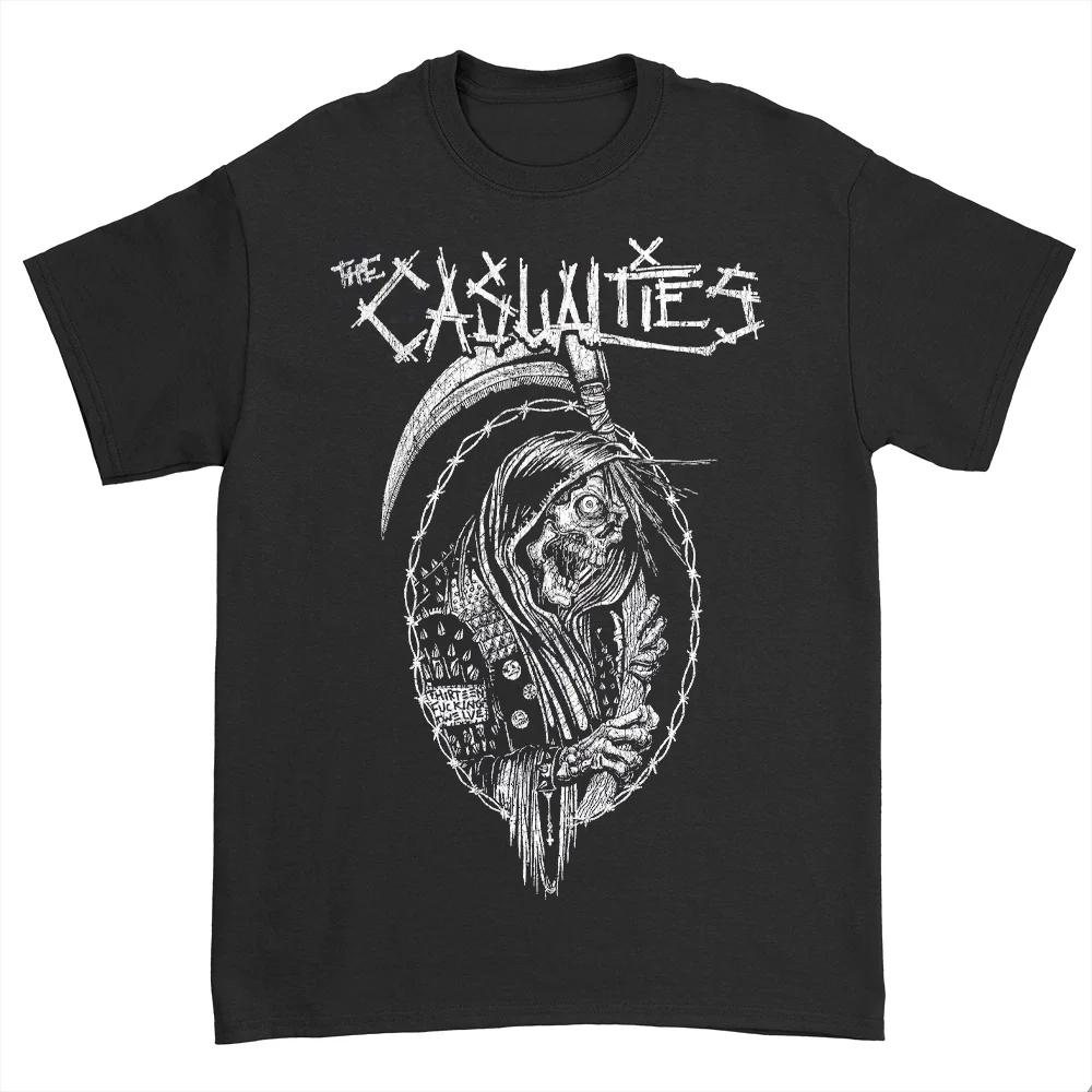 2026 Limited Usa The Casualties Band Graphic Unisexs Womens Cotton TShirt Streetwear Vintage Fashion Unisex Summer Casual Tee