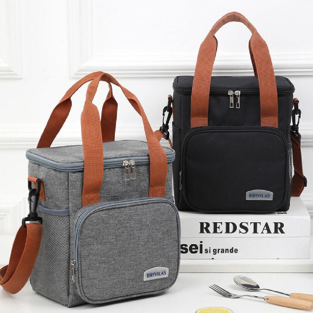 Large Capacity Insulated Lunch Bag Lightweight Picnic Tote Bag  Daily Use