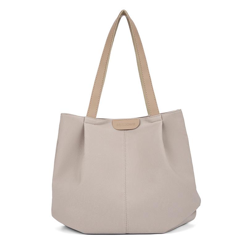 

Large Capacity Nylon Shoulder Tote Bag хаки