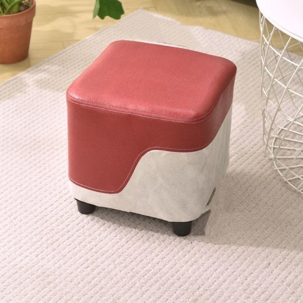 Useful Technical Cloth Small Stool Wooden Breathable Nordic Stool Multifunctional Colorful Shoe Changing Stool Household Use