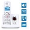 ALCATEL F530 Voice Duo Cordless Phone - Hands-free - Integrated Answering Machine - 50-contact Phonebook - White