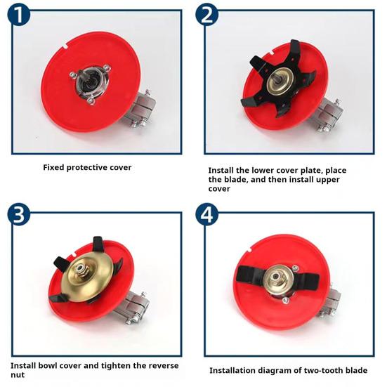 Weeding Disc Corrosion-resistant Universal Weed Eater Blades Efficient Multifunctional Trimmer Head Weeds Blade Replacement for Gardening Lawnmower