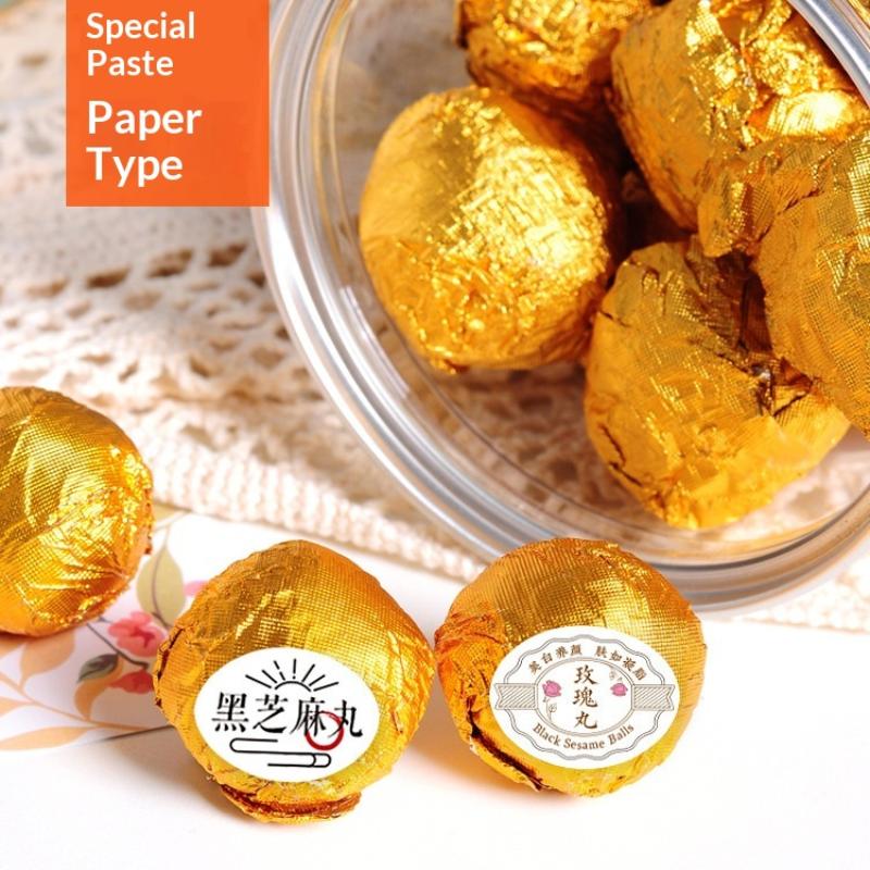 100 Sheets Gold Foil Candy Wrappers Square Gilded Aluminum Foil Paper Chocolate Wrappers Diy Decorations