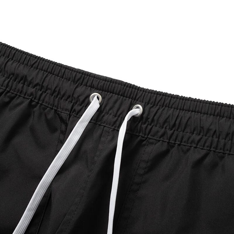Vans Solid Color Outdoor Sports Elastic Waist Straight Loose Casual Shorts Women shorts Black VN0A5AR7BLK