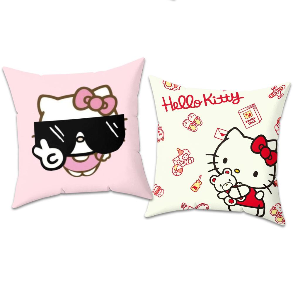 Sanrio Decorative Pillowcase Decor 40X40 Hello Kitty Bedroom Bed Cushion Cover 45X45Cm Home Decoration Accessories Couch Pillows