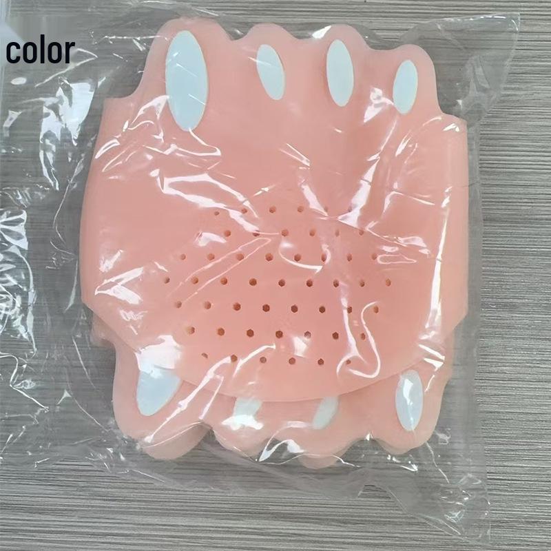 Five-Hole Honeycomb Forefoot Pad with Breathable Silicone for Pain Relief, Toe Correction, Bunion Separation, and Orthotic Support.
