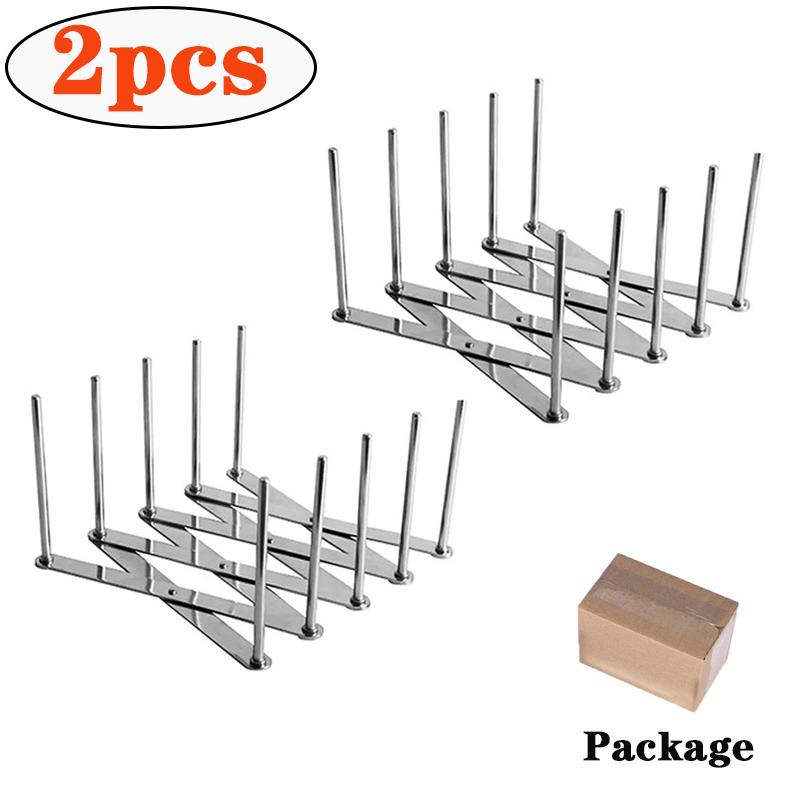 1/2pcs lids Rest Stand Pot Lid Holder Retractable Pot Cover Pans Rack Kitchen Drain Shelf Organizer Holder utensils Accessories