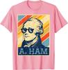 A Ham Alexander Hamilton Retro Distressed Graphic Tee Casual Short Sleeve TShirt for Men Women