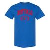 Buffalo Classic Football Arch - Sports Athletics T Shirt - Royal