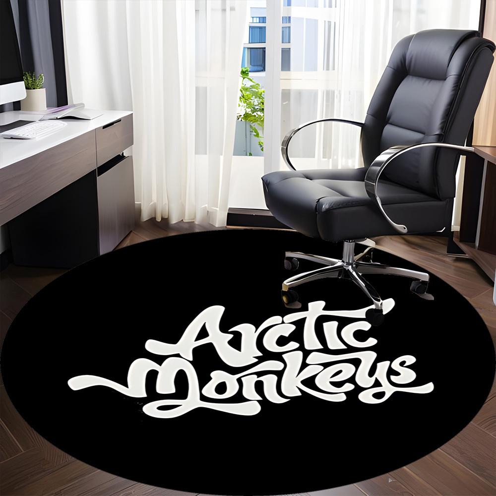 1pc Arctic Monkeys Band Chair Carpet for Office Non Slip, Lightweight, Machine Washable Rug for Office Holiday Decor