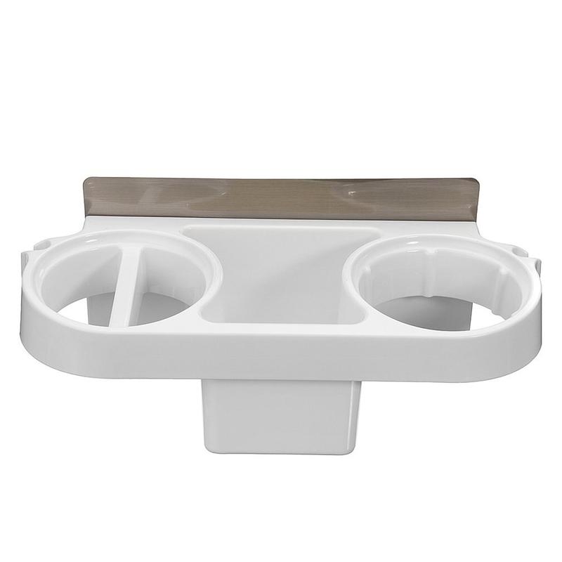 

Hair Dryer Stand Bathroom Toilet Hanging Multifunction Storage Rack Clip on Pedestrian Curling Card