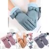 Luxurious Winter Warm Thick Soft Cashmere Touch Screen Gloves For Stylish Women Ladies