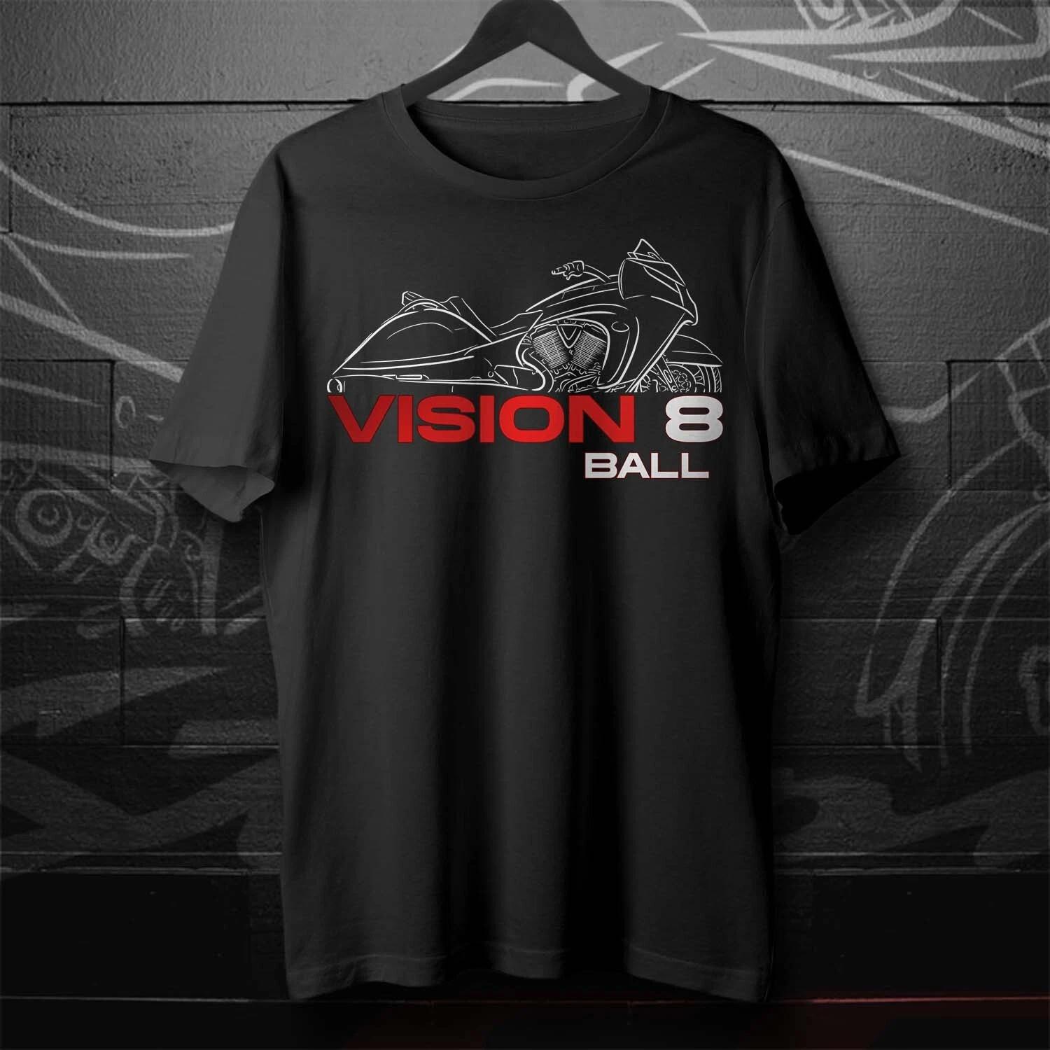 

Victory Vision 8 Ball Motorcycle T shirt for Cruiser Bikers L